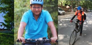 PF Commissioner on a Cycling Mission for Health and Environment