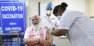 PM takes Covid vaccine shot to allay apprehensions of the common man PM Modi taking Covid vaccine shot